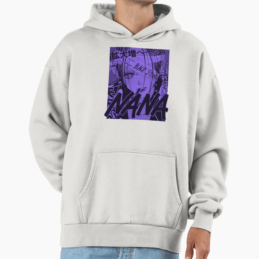 Nana Anime Nana Osaki Black Stones Band Hoodie - Aesthetic Graphic Unisex - T-Shirt, Sweatshirt, Hoodie