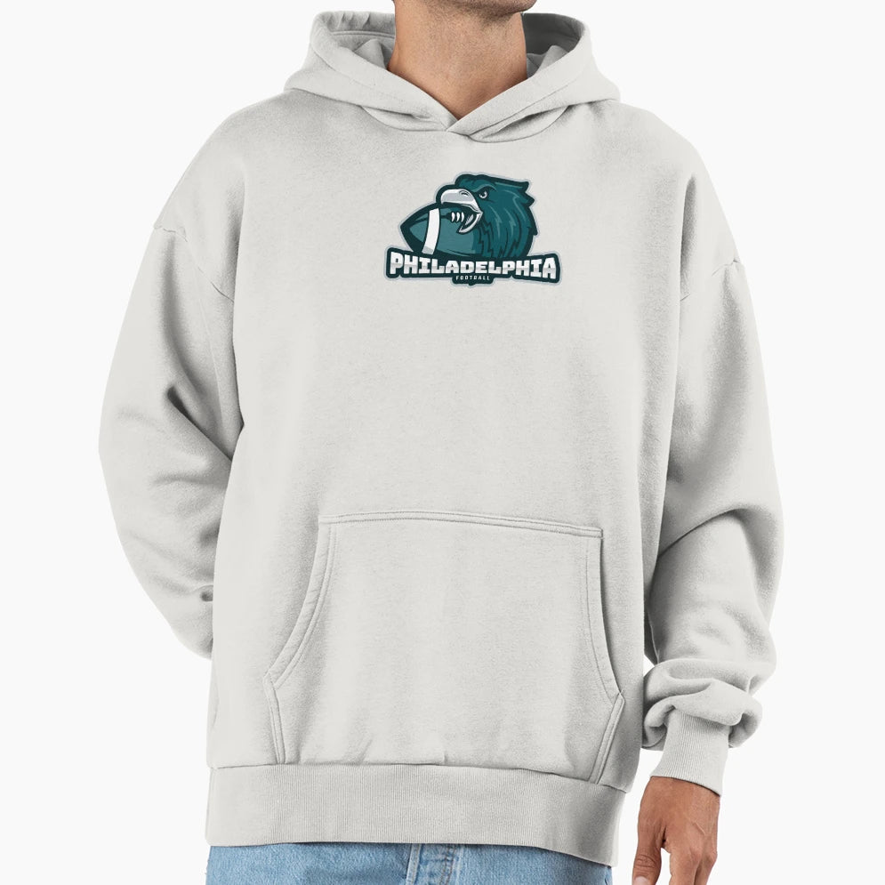 Philadelphia Football Hoodie - Graphic Print Unisex - T-Shirt, Sweatshirt, Hoodie