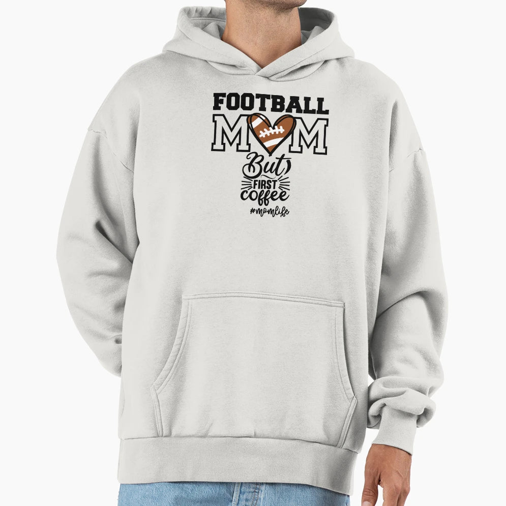 Football Mom Coffee Nurse Hoodie - Minimalist Print Unisex - T-Shirt, Sweatshirt, Hoodie