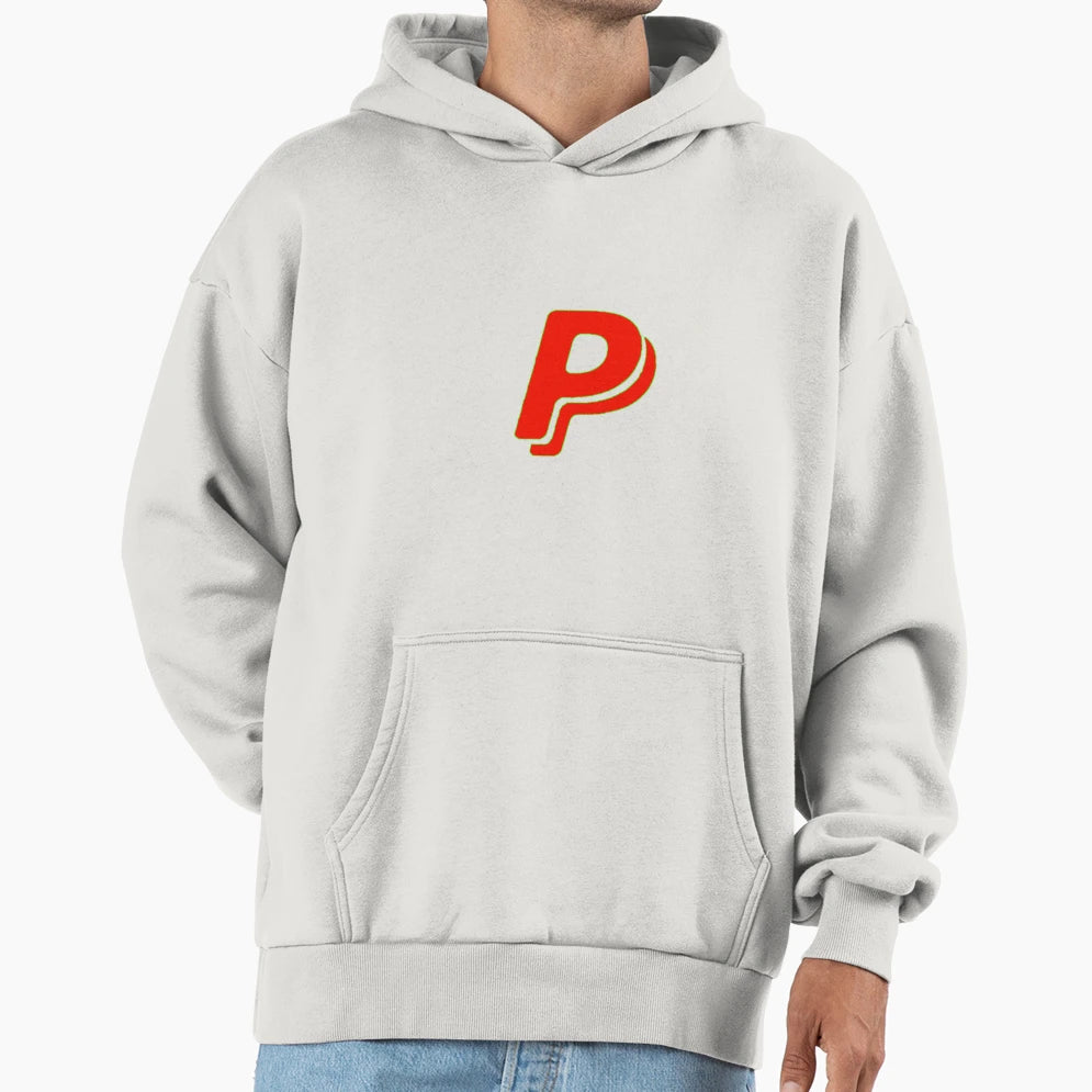 Red Paypal Logo Hoodie - Unique Graphic for Adults - T-Shirt, Sweatshirt, Hoodie