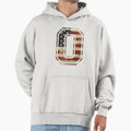 Team Sports Uniform Number 0 Rustic Hoodie - Novelty Apparel for Adults - T-Shirt, Sweatshirt, Hoodie
