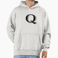 Alphabet Q Fanny Hoodie - Custom Art Print Unisex - T-Shirt, Sweatshirt, Hoodie