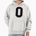 Alphabet Black O Sports Letter O Hoodie - Trendy Graphic Unisex - T-Shirt, Sweatshirt, Hoodie
