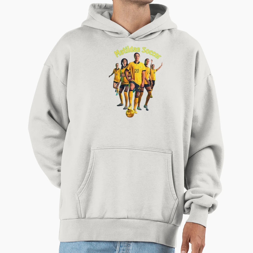 Matildas Soccer Australia 2023 Hoodie - Casual Everyday Wear Men Women - T-Shirt, Sweatshirt, Hoodie