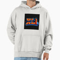 Super Bowl Colorful Blue Hoodie - Fun Novelty Design for Adults - T-Shirt, Sweatshirt, Hoodie