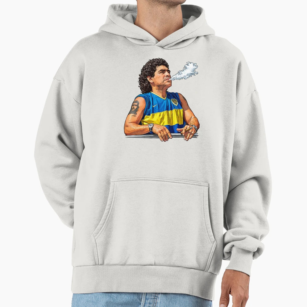 Maradona Hoodie - Fun Novelty Design for Adults - T-Shirt, Sweatshirt, Hoodie