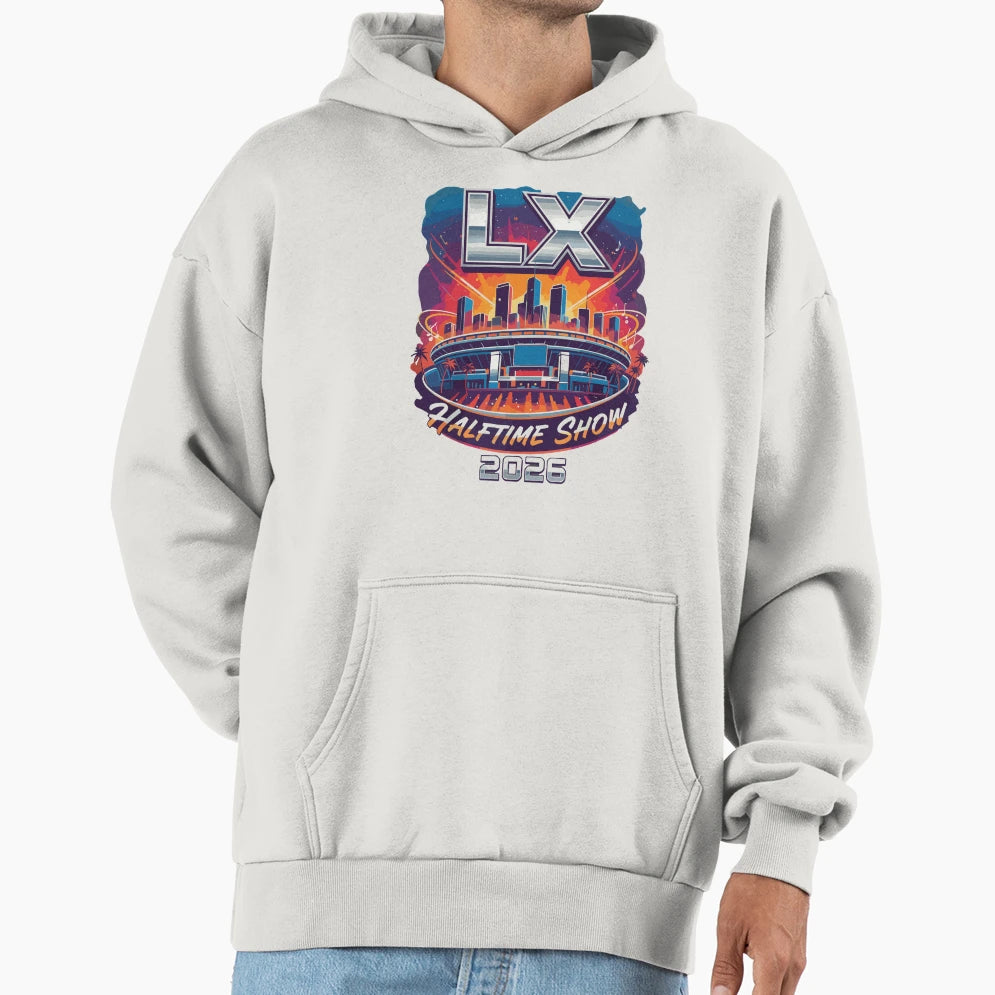 Lx Halftime Show 2026 Stadium Hoodie - Trendy Graphic Unisex - T-Shirt, Sweatshirt, Hoodie