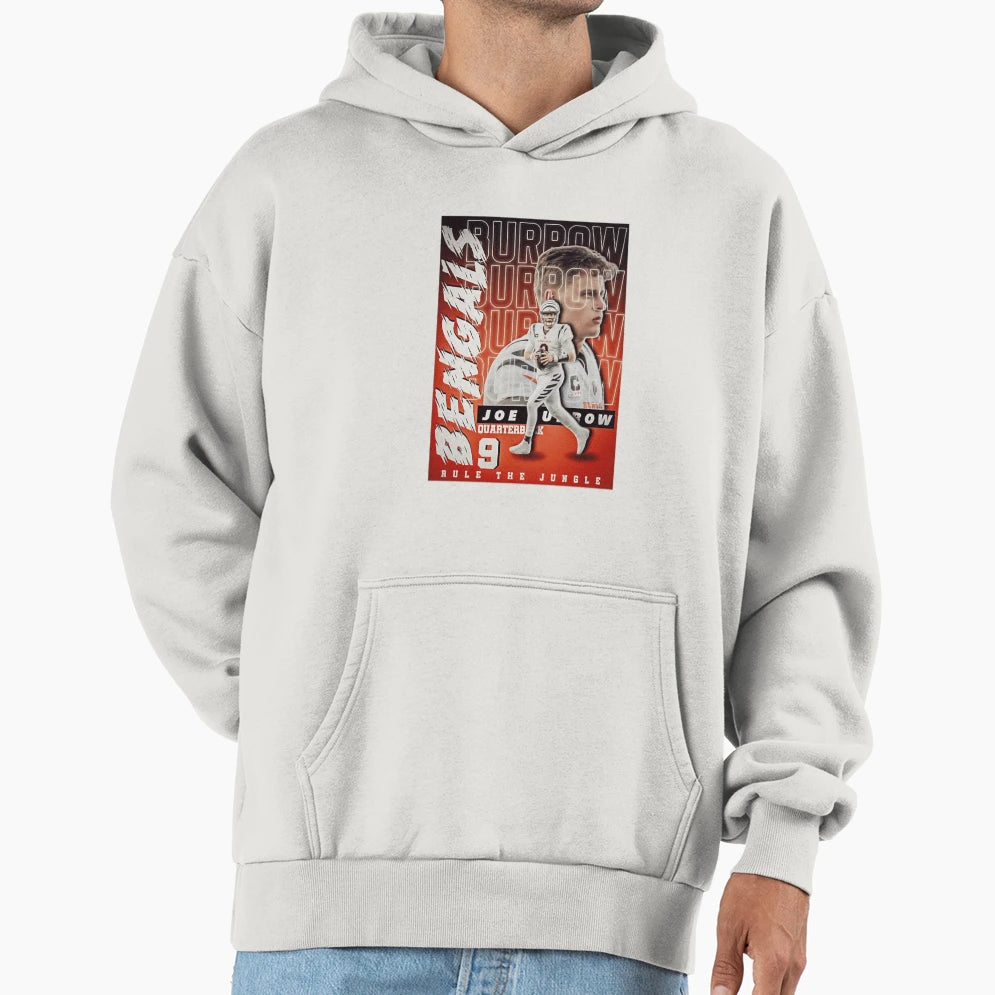 Quarterback Player Championship Hoodie - Unique Graphic for Adults - T-Shirt, Sweatshirt, Hoodie