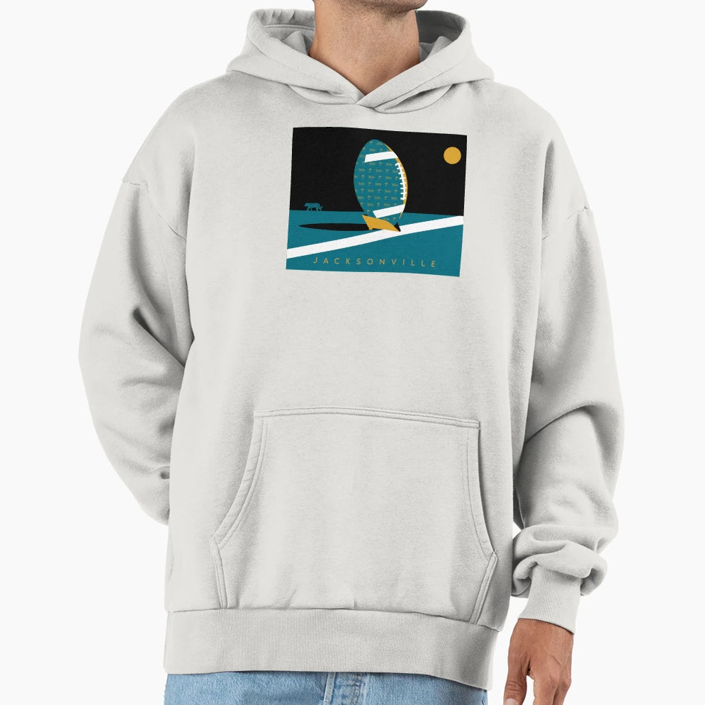 Jacksonville Florida Football Nfl Fan Art Hoodie - Unique Graphic Men Women - T-Shirt, Sweatshirt, Hoodie