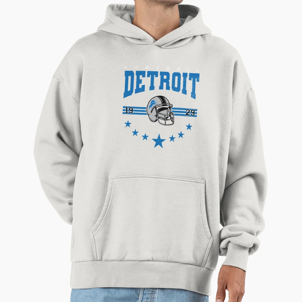 Art Detroit Lions Hoodie - Custom Art Print Men Women - T-Shirt, Sweatshirt, Hoodie