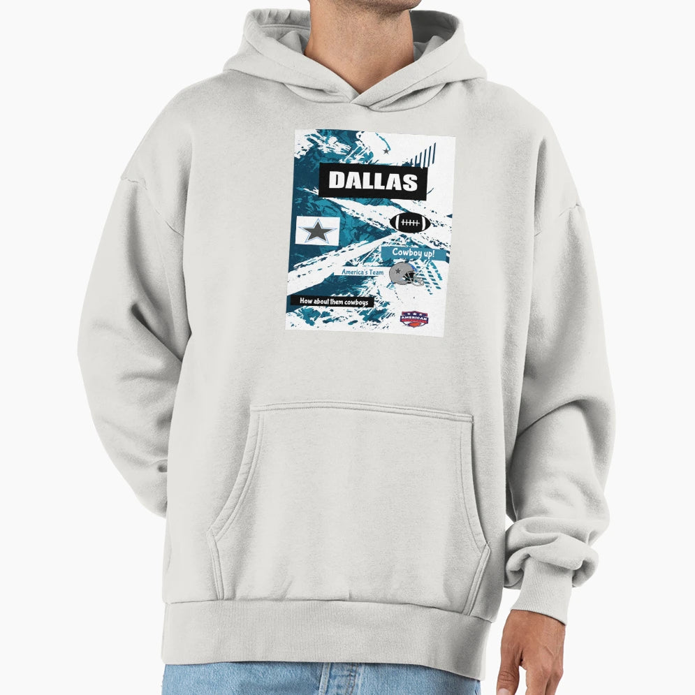 American Football Dallas Hoodie - Streetwear Style Unisex - T-Shirt, Sweatshirt, Hoodie