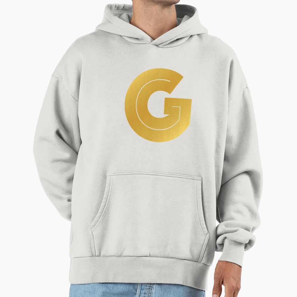 G Letter Golden Initials Serie Hoodie - Minimalist Print Unisex - T-Shirt, Sweatshirt, Hoodie