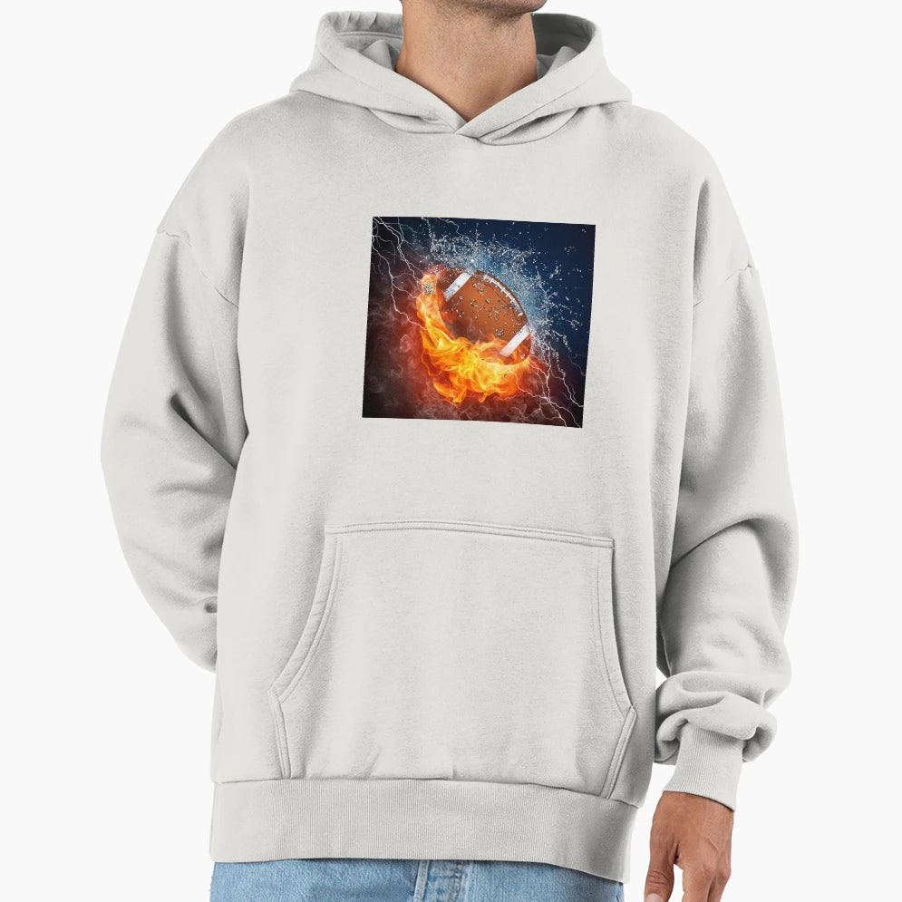 Football Wallpaper Hoodie - Graphic Print Unisex - T-Shirt, Sweatshirt, Hoodie