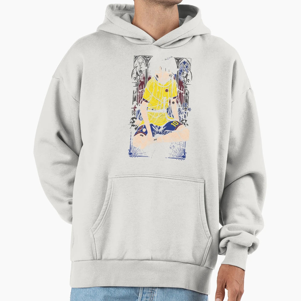 Cyber Wired Colombian Football Jersey Art Hoodie - Graphic Print for Adults - T-Shirt, Sweatshirt, Hoodie