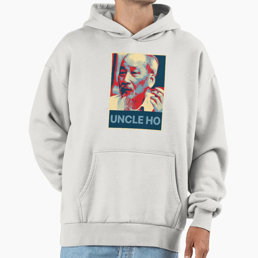 Uncle Ho Hoodie - Aesthetic Graphic for Adults - T-Shirt, Sweatshirt, Hoodie