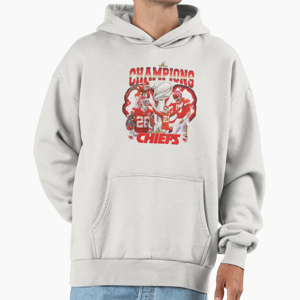 Art Kansas City Chiefs Hoodie - Minimalist Print for Adults - T-Shirt, Sweatshirt, Hoodie