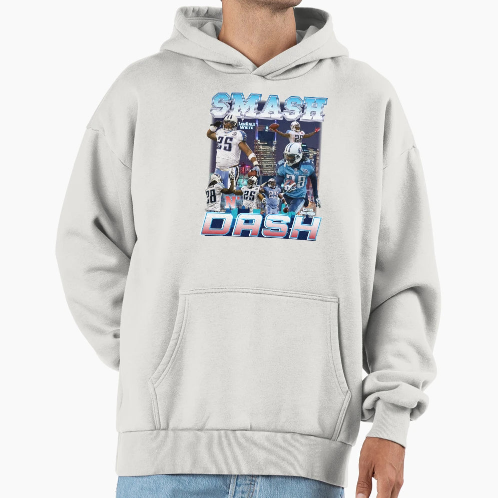 Smash N Dash Hoodie - Trendy Graphic Unisex - T-Shirt, Sweatshirt, Hoodie