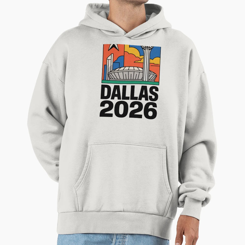 Dallas 2026 Texas Soccer Souvenir V22 T-Shirt - Custom Art Print Unisex - T-Shirt, Sweatshirt, Hoodie