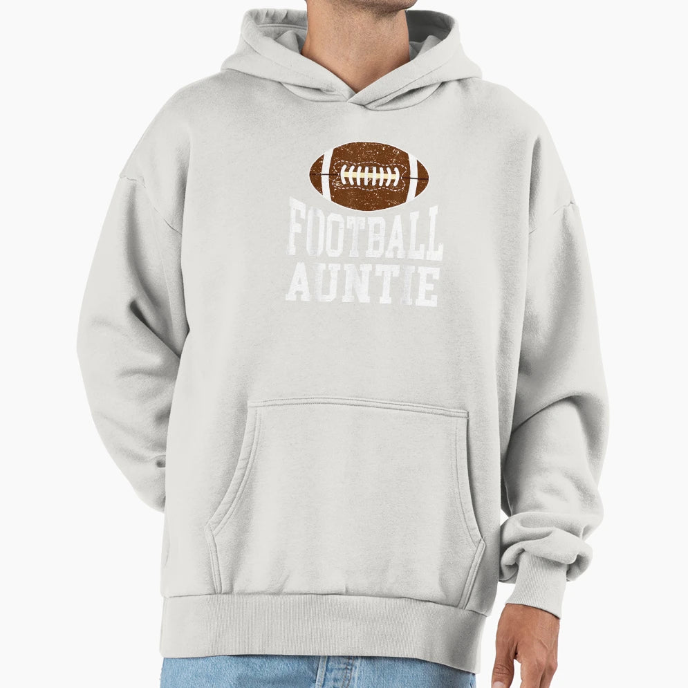 Funny American Football Auntie Sports Hoodie - Novelty Apparel Unisex - T-Shirt, Sweatshirt, Hoodie