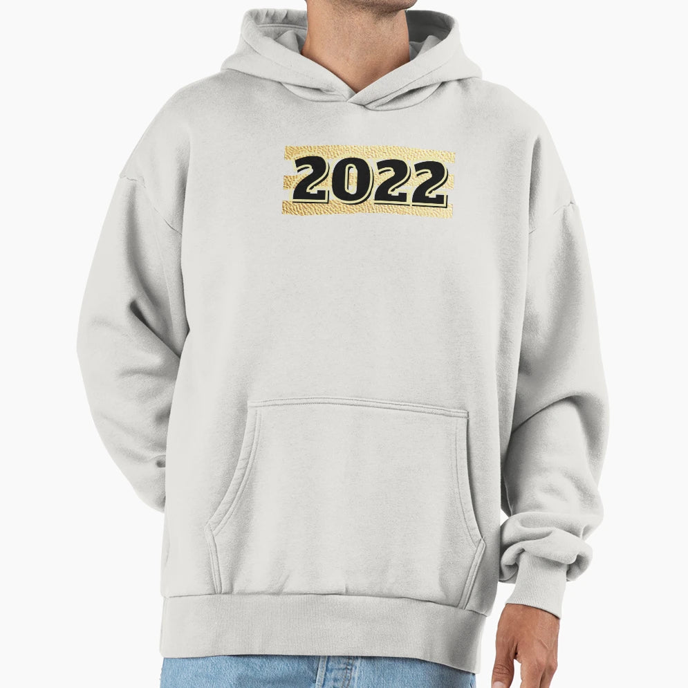 2022 New Year Celebration Hoodie - Minimalist Print Unisex - T-Shirt, Sweatshirt, Hoodie