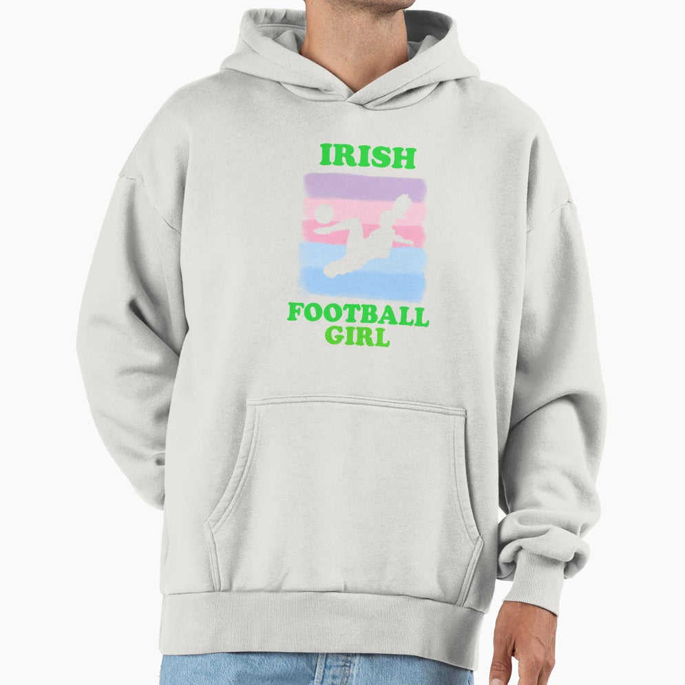 Irish Football Hoodie - Streetwear Style Men Women - T-Shirt, Sweatshirt, Hoodie