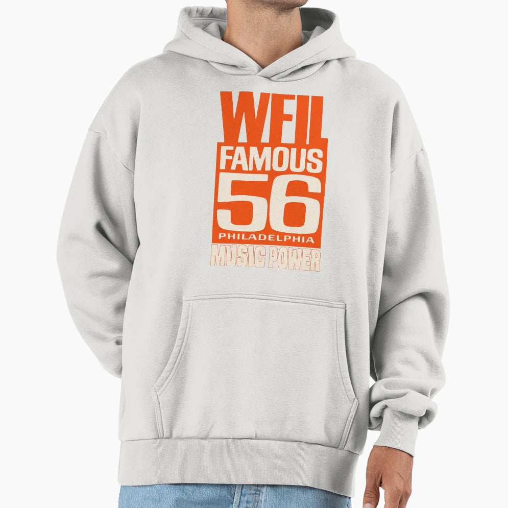 Wfil Music Power Hoodie - Graphic Print for Adults - T-Shirt, Sweatshirt, Hoodie