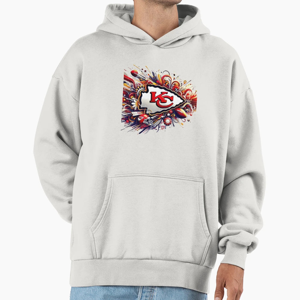 Kc Chiefs Football Hoodie - Streetwear Style for Adults - T-Shirt, Sweatshirt, Hoodie