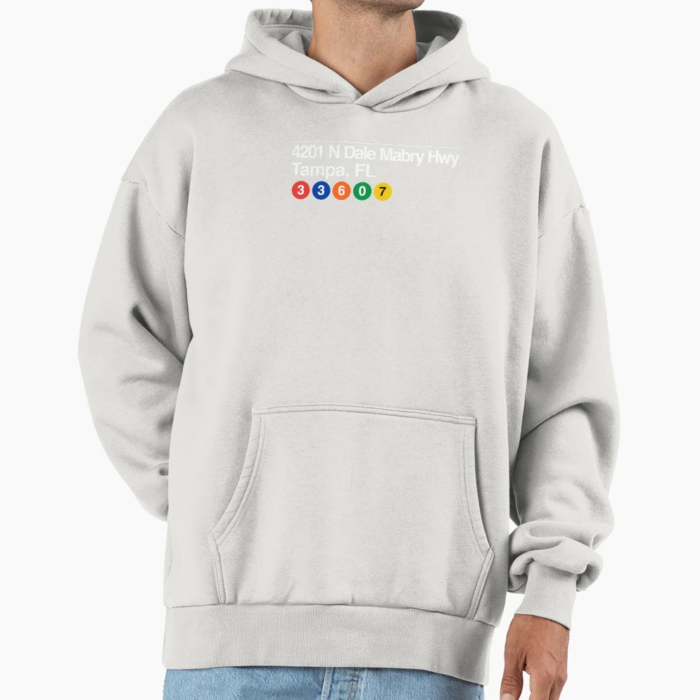 Raymond James Stadium 4201 N Dale Mabry Hoodie - Aesthetic Graphic Unisex - T-Shirt, Sweatshirt, Hoodie