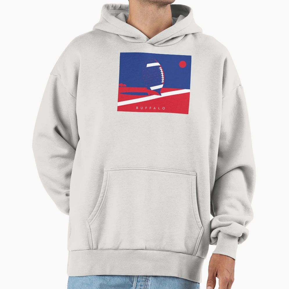 Buffalo Buffalo New York New York Hoodie - Casual Everyday Wear Men Women - T-Shirt, Sweatshirt, Hoodie