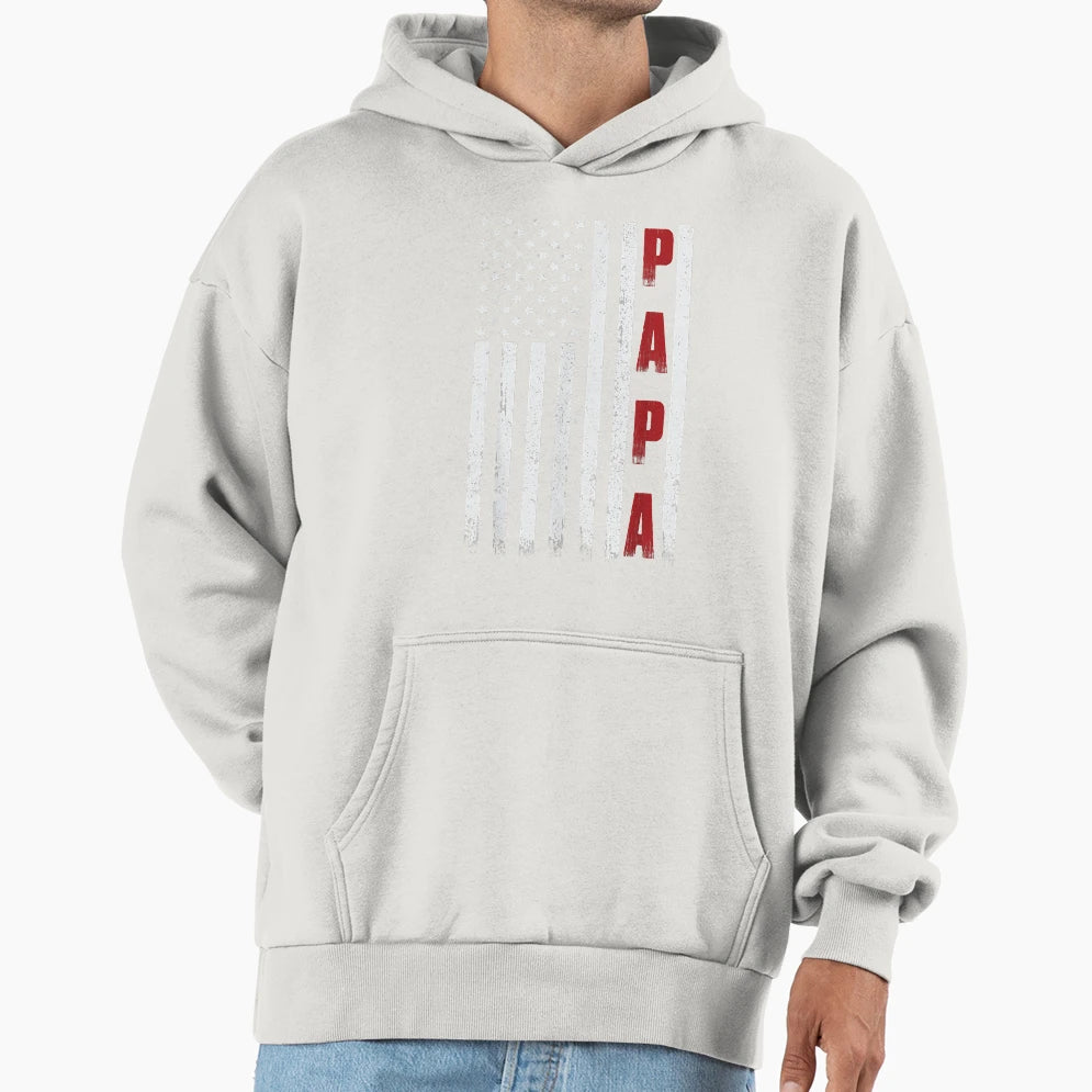 Mens Proud Papa Funny Fathers Day 2022 Hoodie - Graphic Print Men Women - T-Shirt, Sweatshirt, Hoodie