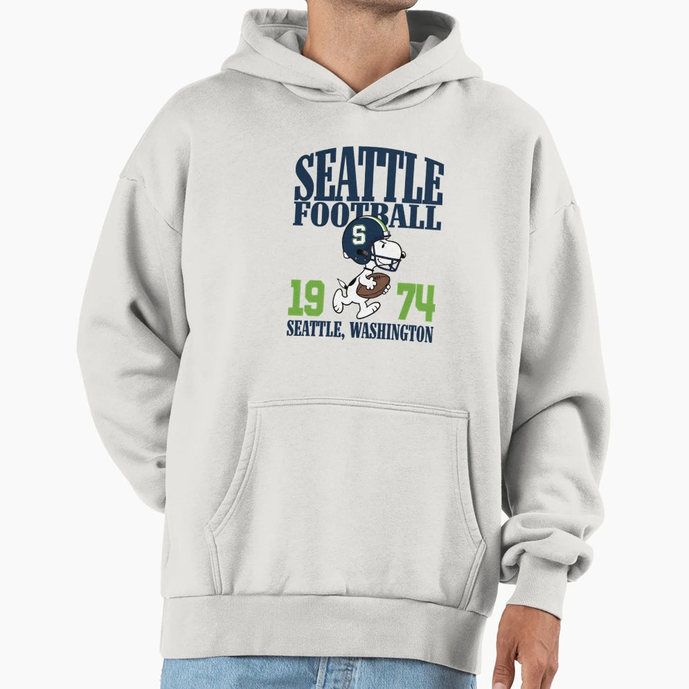 Seattle Seahawks Football Snoopy Parody Hoodie - Unique Graphic for Adults - T-Shirt, Sweatshirt, Hoodie