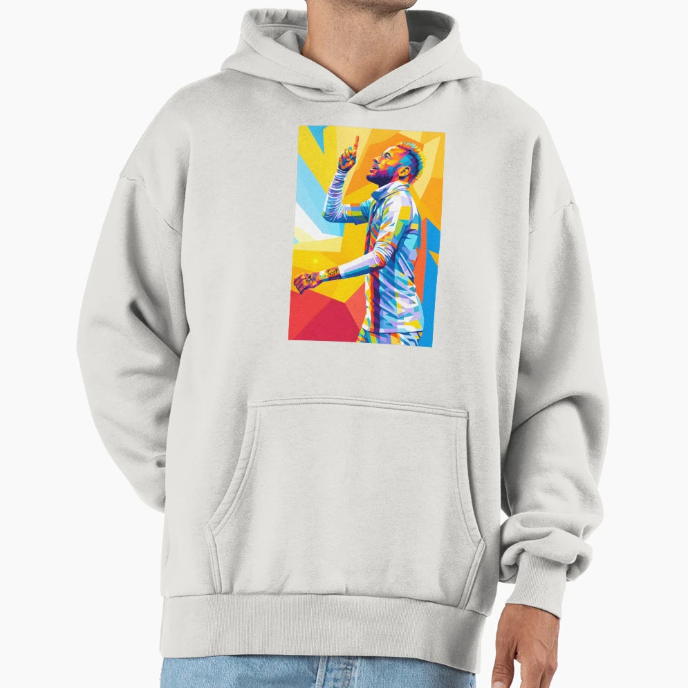 Neymar Pop Art Hoodie - Graphic Print Unisex - T-Shirt, Sweatshirt, Hoodie