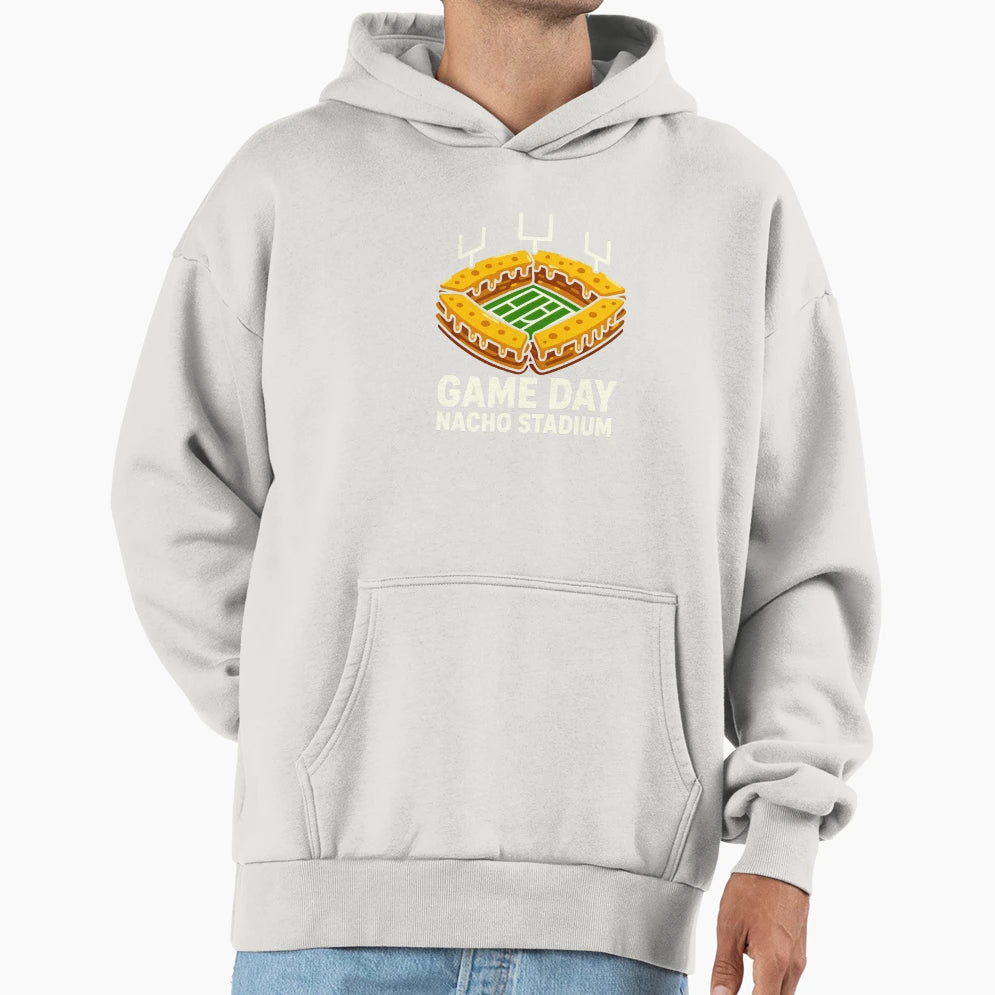Nacho Stadium Sports Fans And Football Hoodie - Unique Graphic for Adults - T-Shirt, Sweatshirt, Hoodie