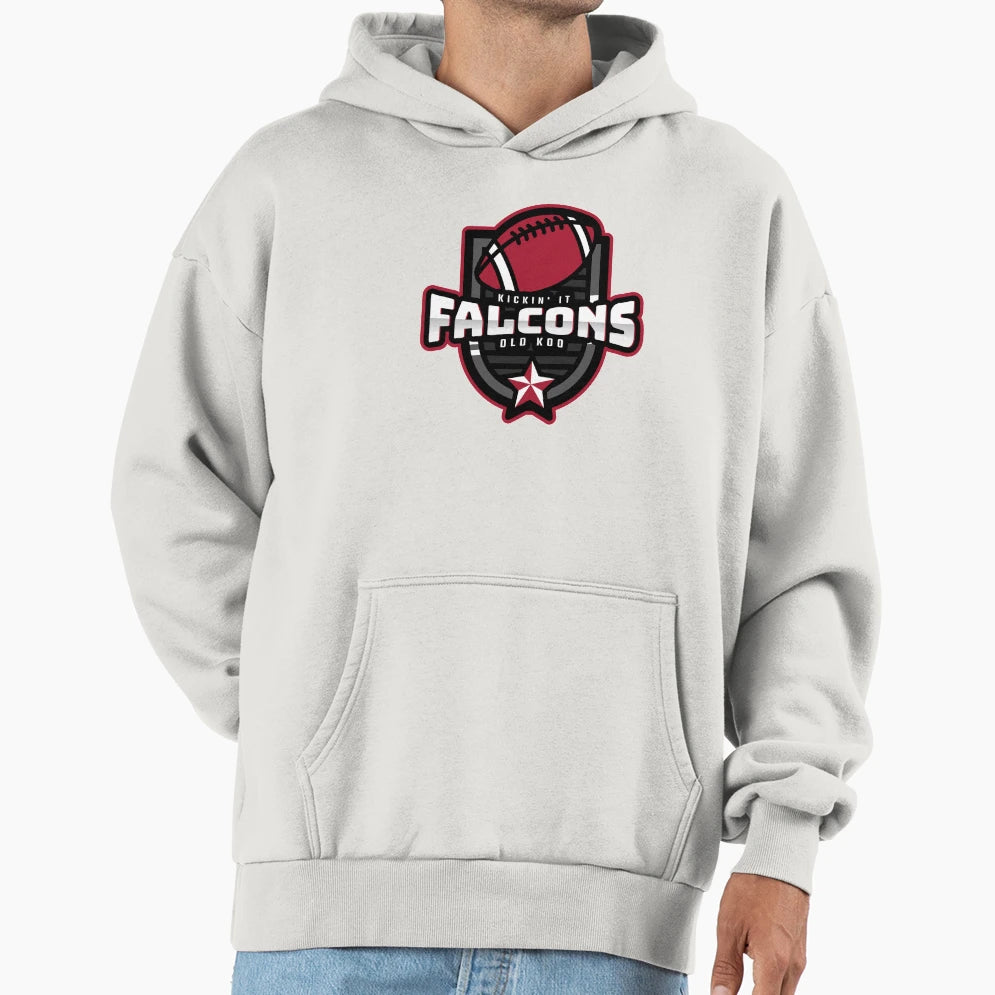 Kickin It Old Koo Falcons Hoodie - Casual Everyday Wear Unisex - T-Shirt, Sweatshirt, Hoodie