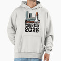 Houston 2026 Space Shuttle Football V12 T-Shirt - Unique Graphic for Adults - T-Shirt, Sweatshirt, Hoodie