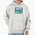 Seattle Soccer Hoodie - Custom Art Print Men Women - T-Shirt, Sweatshirt, Hoodie