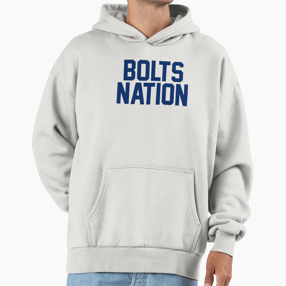 Bolts Nation Hoodie - Minimalist Print Men Women - T-Shirt, Sweatshirt, Hoodie