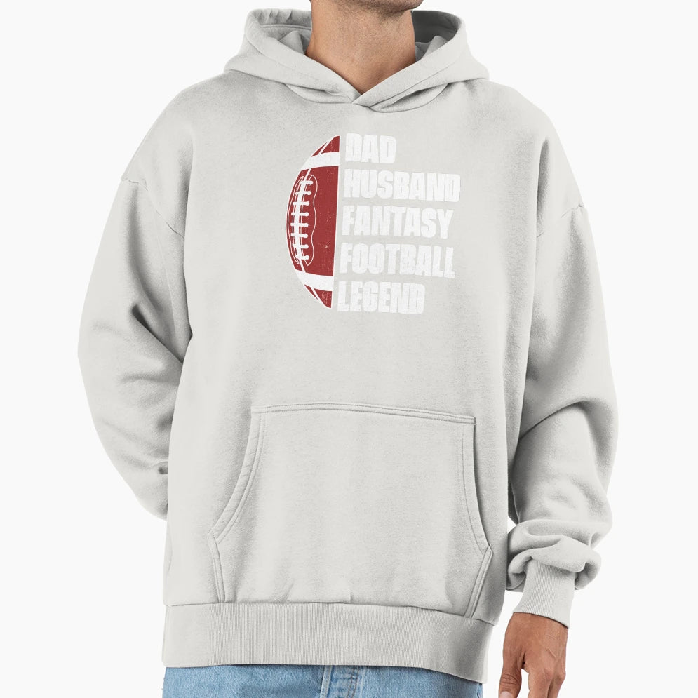 Dad Husband Fantasy Football T-Shirt - Casual Everyday Wear for Adults - T-Shirt, Sweatshirt, Hoodie