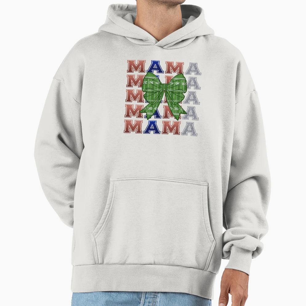 Football Mama Hoodie - Trendy Graphic Unisex - T-Shirt, Sweatshirt, Hoodie