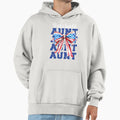 Patriotic Baseball Aunt Bow Usa Hoodie - Novelty Apparel Unisex - T-Shirt, Sweatshirt, Hoodie