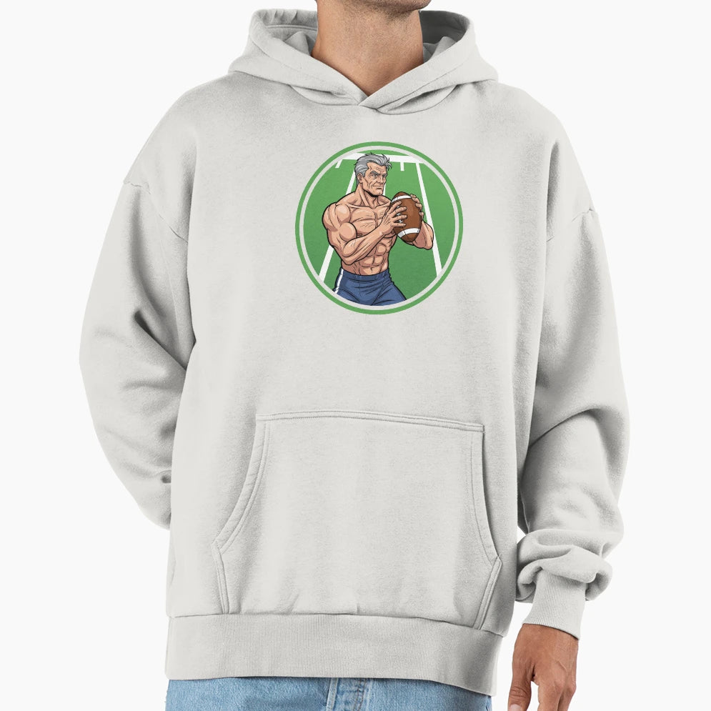 American Football Muscle Dad Hoodie - Custom Art Print Unisex - T-Shirt, Sweatshirt, Hoodie