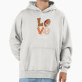 Love Football American Mom Life Hoodie - Casual Everyday Wear for Adults - T-Shirt, Sweatshirt, Hoodie