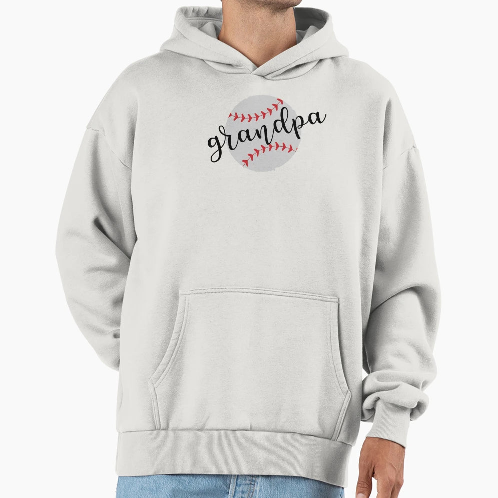 Baseball Grandpa Hoodie - Graphic Print for Adults - T-Shirt, Sweatshirt, Hoodie