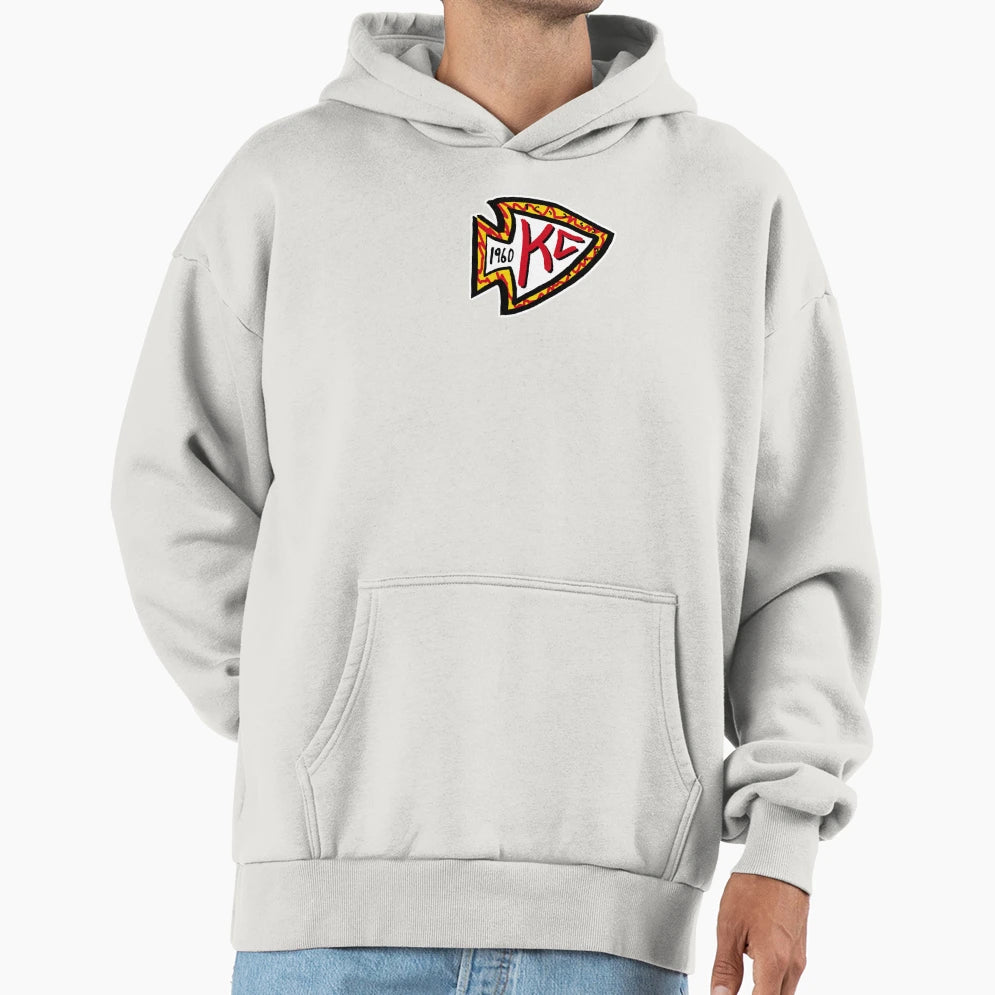 Arrowhead From Kc Hoodie - Graphic Print Men Women - T-Shirt, Sweatshirt, Hoodie