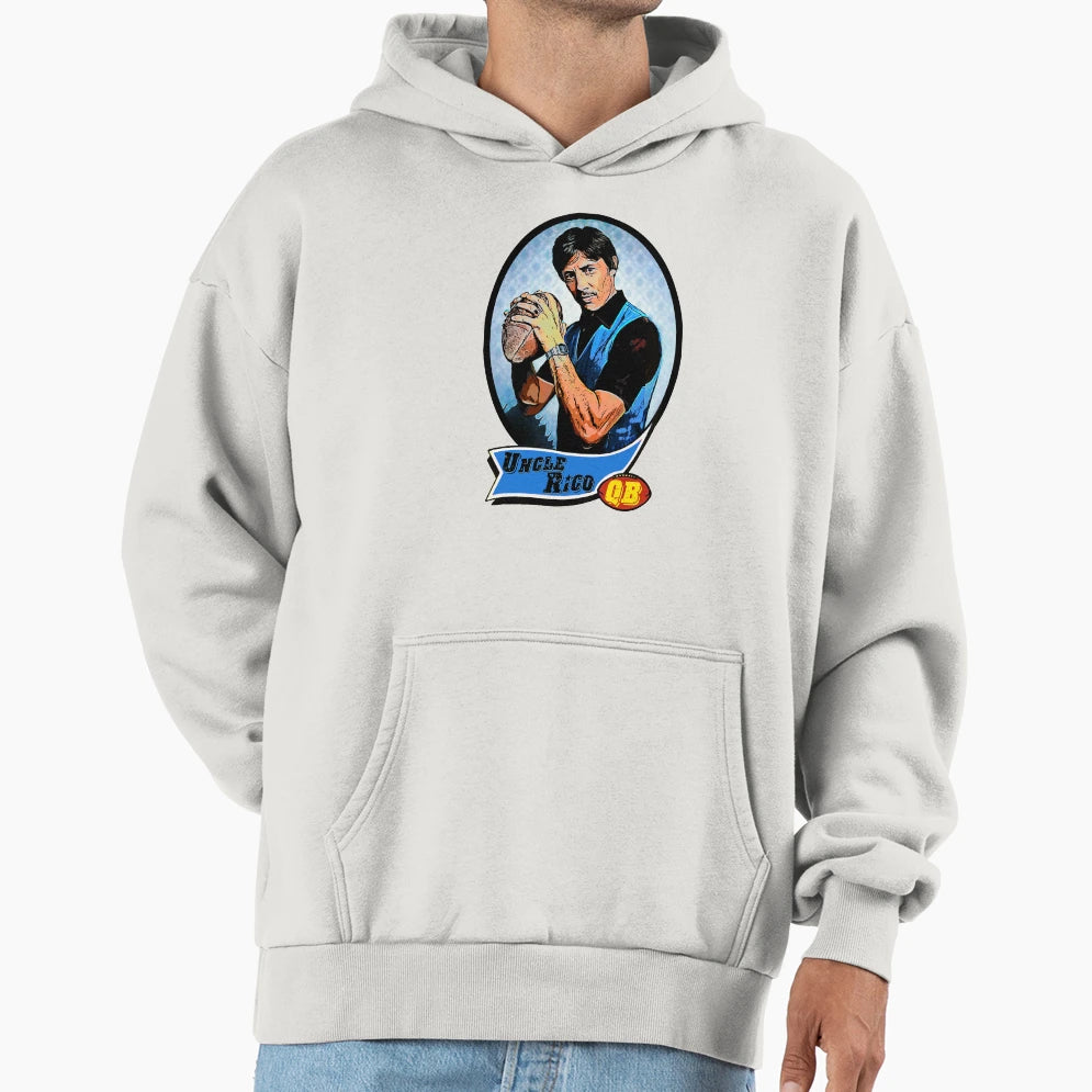 Uncle Rico Football Card Hoodie - Streetwear Style Unisex - T-Shirt, Sweatshirt, Hoodie