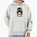 Nannalife Messy Bun Mothers Day Hoodie - Aesthetic Graphic for Adults - T-Shirt, Sweatshirt, Hoodie