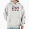 Stray Skz 2024 Red White Fluffy Hoodie - Casual Everyday Wear for Adults - T-Shirt, Sweatshirt, Hoodie