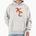Kc Monograph Chiefs Colors Hoodie - Casual Everyday Wear for Adults - T-Shirt, Sweatshirt, Hoodie