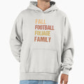 Fall Football Foliage Family Fall Hoodie - Graphic Print Men Women - T-Shirt, Sweatshirt, Hoodie