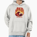 Red Wave Takeover Hoodie - Casual Everyday Wear for Adults - T-Shirt, Sweatshirt, Hoodie